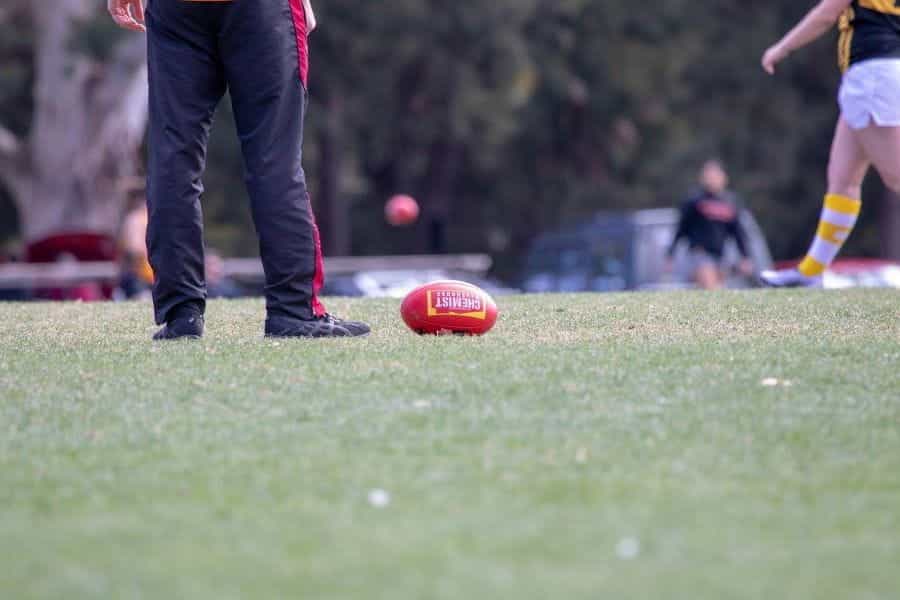 Aussie rules football.