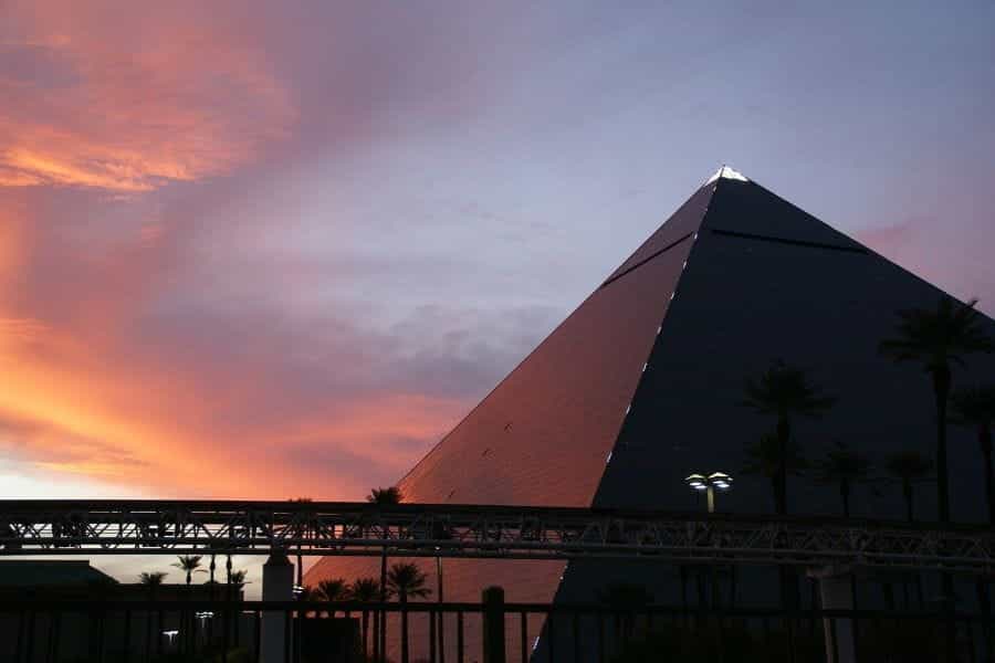 The MGM Luxor venue in Las Vegas.