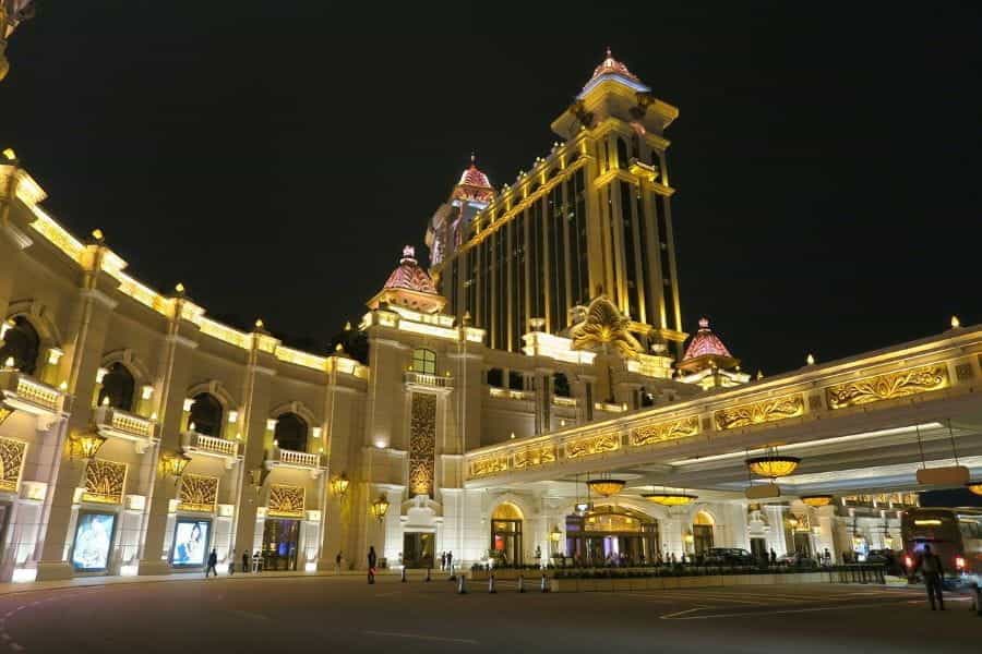 Macao casino in the city center.