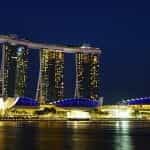 The Marina Bay Sands Hotel in Singapore.