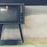 A retro television.
