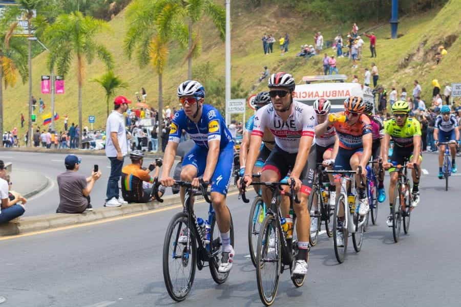 A bike race in Colombia.
