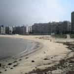 The coastline in Montevideo, Uruguay.