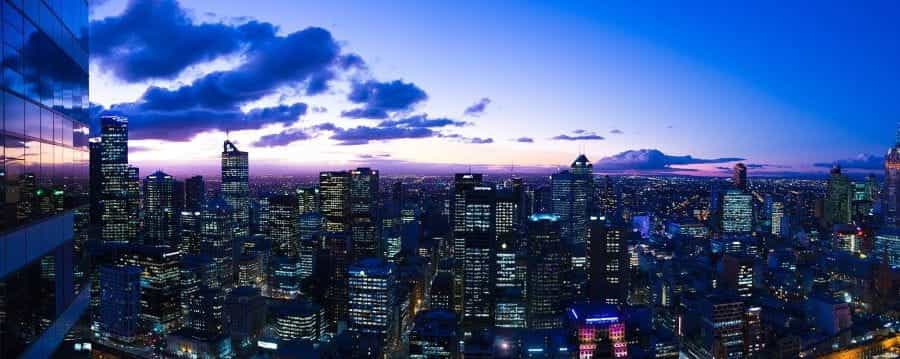 Cakrawala Melbourne.