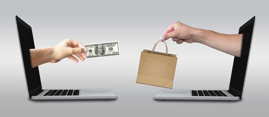 E-commerce online.