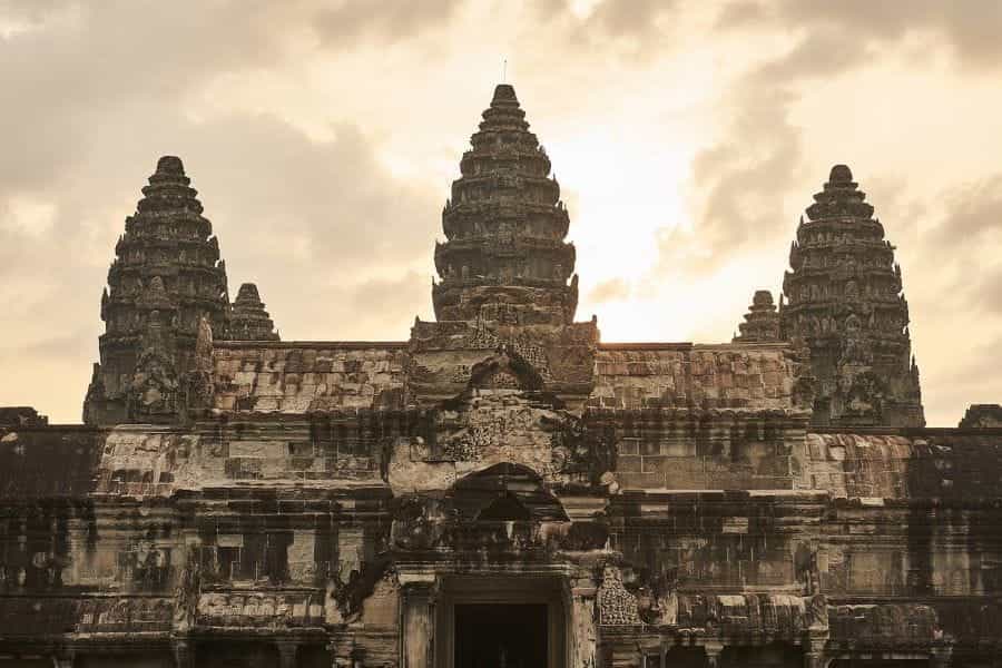 Kuil di Siem Reap.