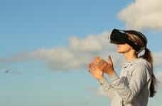 Women using Virtual Reality.