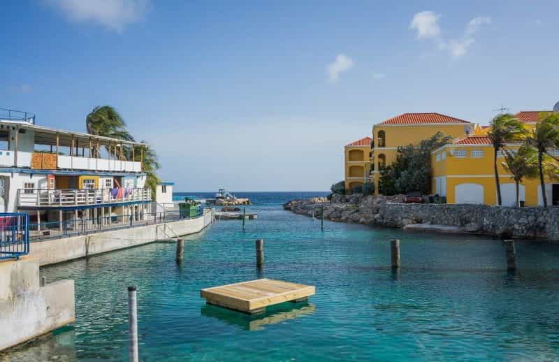 Lautan di Curaçao.