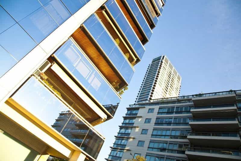 Gedung pencakar langit di Buenos Aires, Argentina.