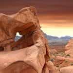 Batuan batu pasir di Valley of Fire, Las Vegas, Nevada.