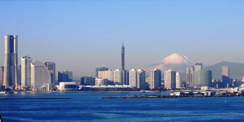 The Yokohama bay.