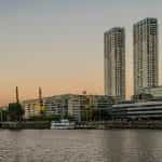 The waterfront in Puerto Madero, Buenos Aires, Argentina.