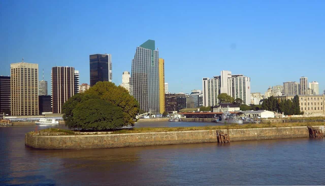 The Buenos Aires city skyline.