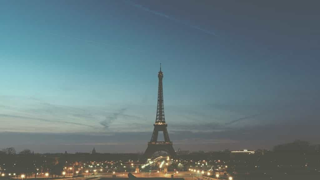 The world-famous Eiffel Tower in France’s capital city of Paris.