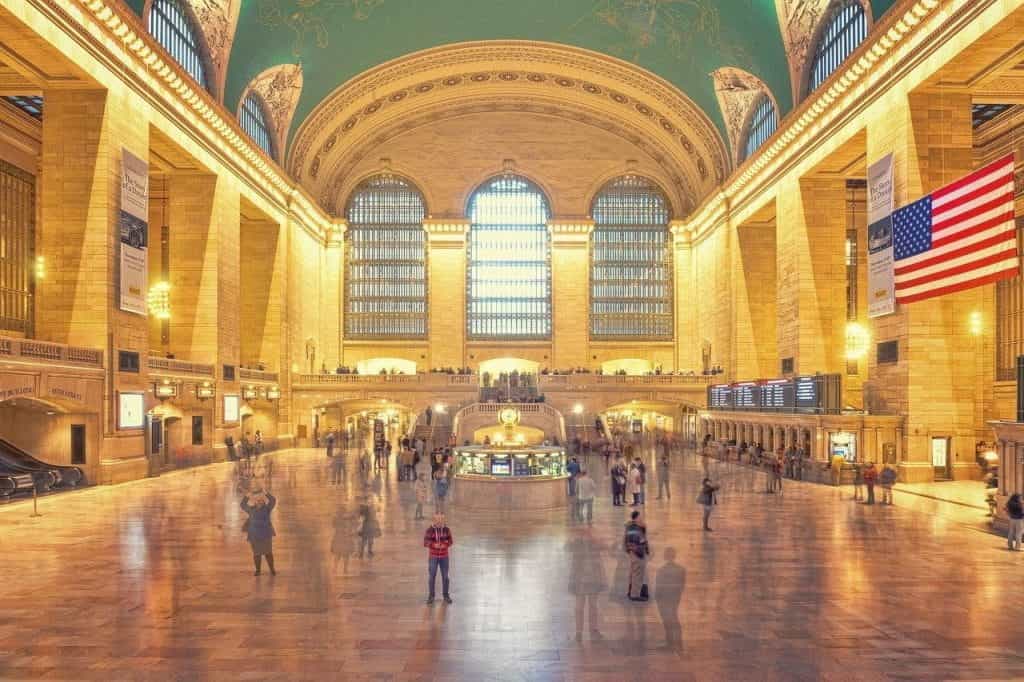 Inside Grand Central Station in New York City, New York, US.