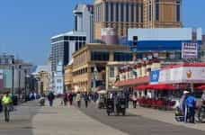 The boardwalk in Atlantic City, New Jersey.