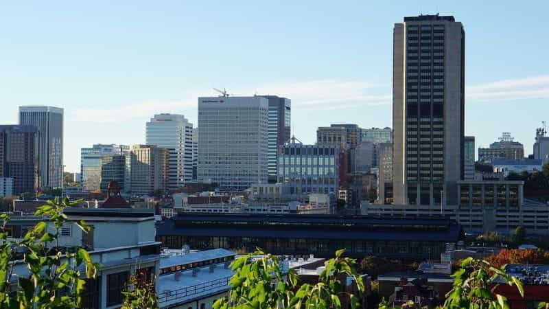 Downtown Richmond, Virginia.