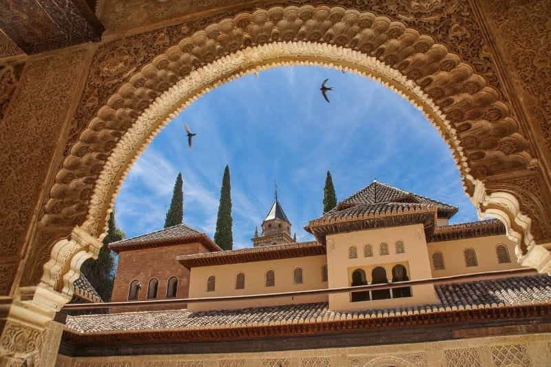 Sebuah istana di Andalusia.