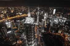 Shanghai at night.