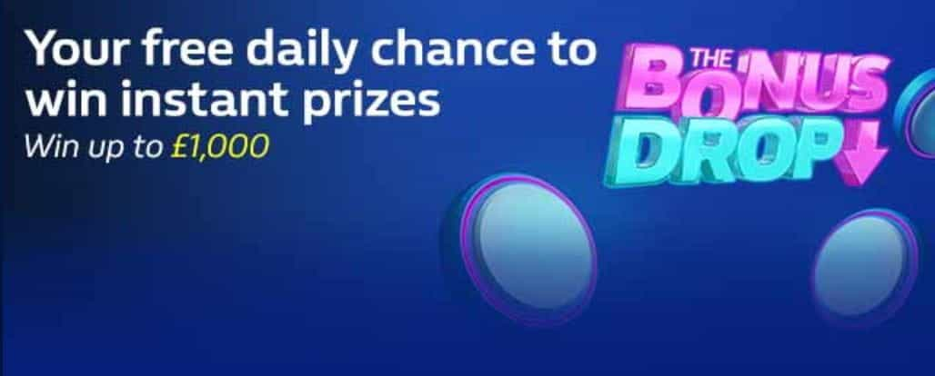 The Bonus Drop at William Hill.