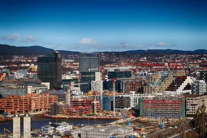 The Norwegian capital of Oslo.