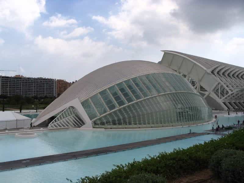 Modern architecture in Valencia, Spain.