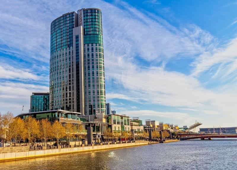 Menara Crown Resorts di Melbourne.