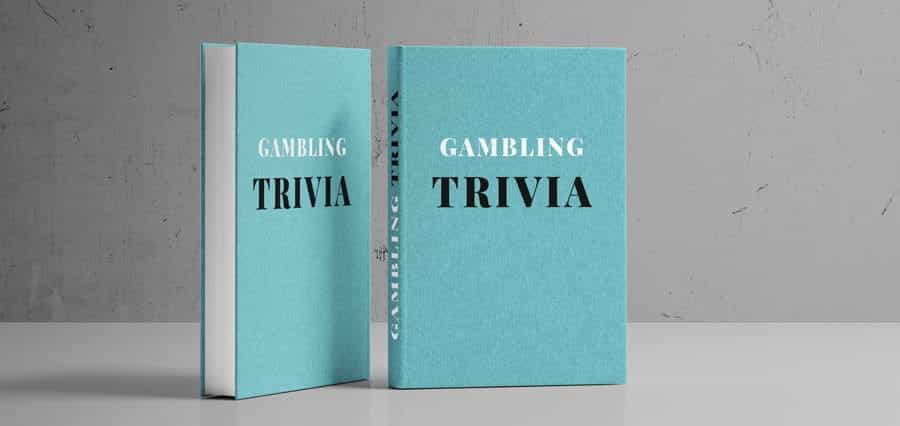 Two copies of a book called "Gambling Trivia".