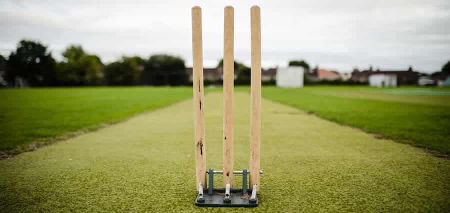 Cricket wicket and stumps.