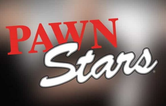 The Pawn Stars logo.