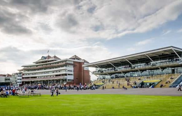 Newbury’s huge grandstand. &copy;FlorianChristoph