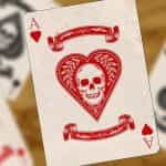An ace playing card.
