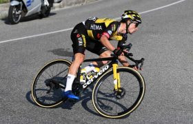 Primoz Roglic at the 2021 Giro di Lombardia. &copy;GettyImages