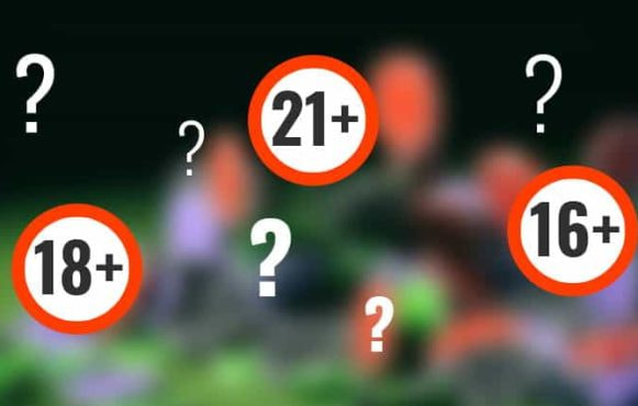 Various age limits surrounded by question marks.