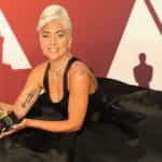Lady Gaga shows off her Academy Award