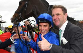 Charlie Appleby and jockey William Buick.
