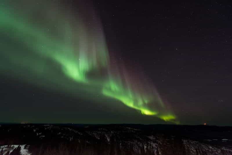 The Aurora Borealis aka The Northern Lights.