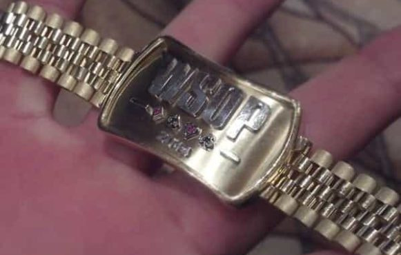 A coveted WSOP bracelet.