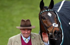 Trainer Nicky Henderson.