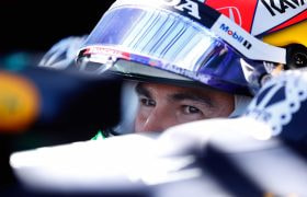 Red Bull driver Sergio Perez.