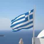 Greece National Flag.