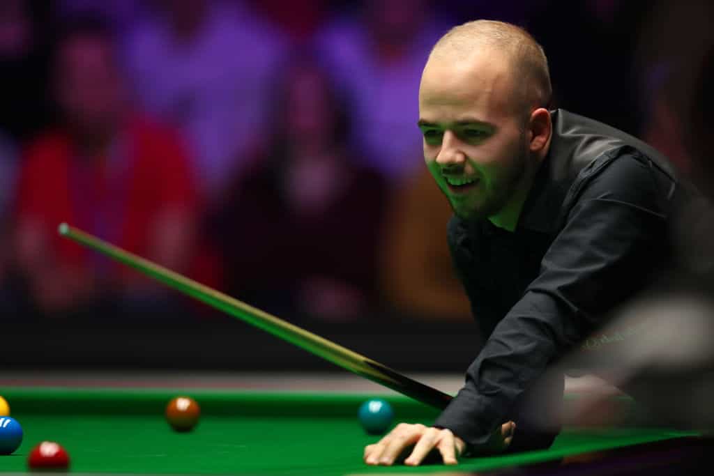 Luca Brecel winner of the 2021 Scottish Open.