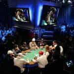 A final table at the World Series of Poker