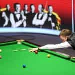 Ali Carter taking a shot at the 2020 Masters.