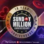 PokerStars promotional poster for the 16th Sunday Million.
