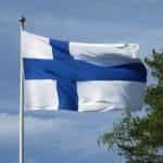 Finnish flag.