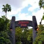 Gate to Jurassic Park theme park.