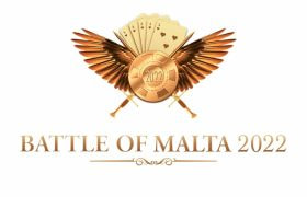 Official logo of the 2020 Battle of Malta poker festival.