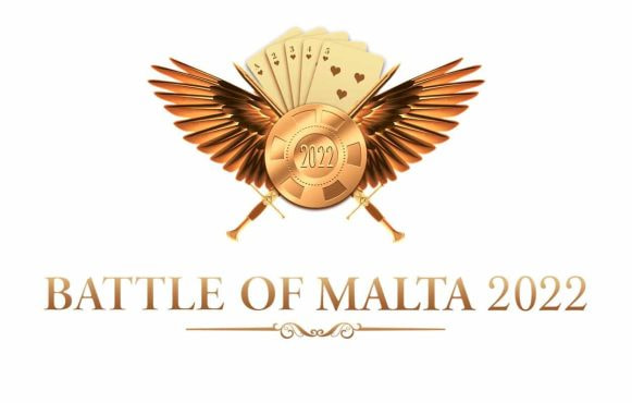 Official logo of the 2020 Battle of Malta poker festival.