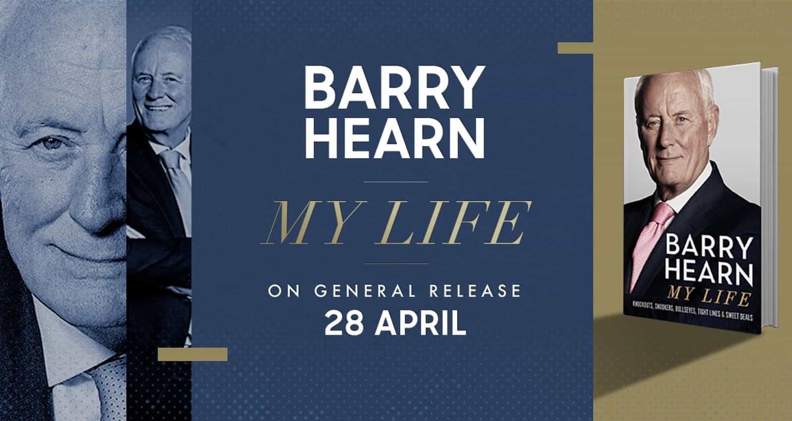 The book cover of Barry Hearn’s autobiography, My Life. 